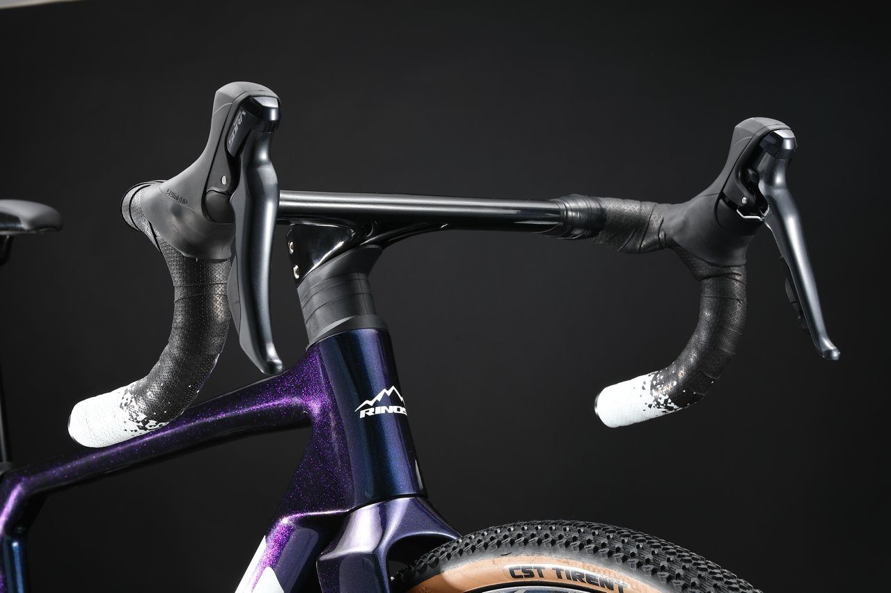 Rinos Gravelbike Rinos Carbon Gravel Bike Sandman1.0 Shimano R3000, 18 Gang Shimano, Kettenschaltung