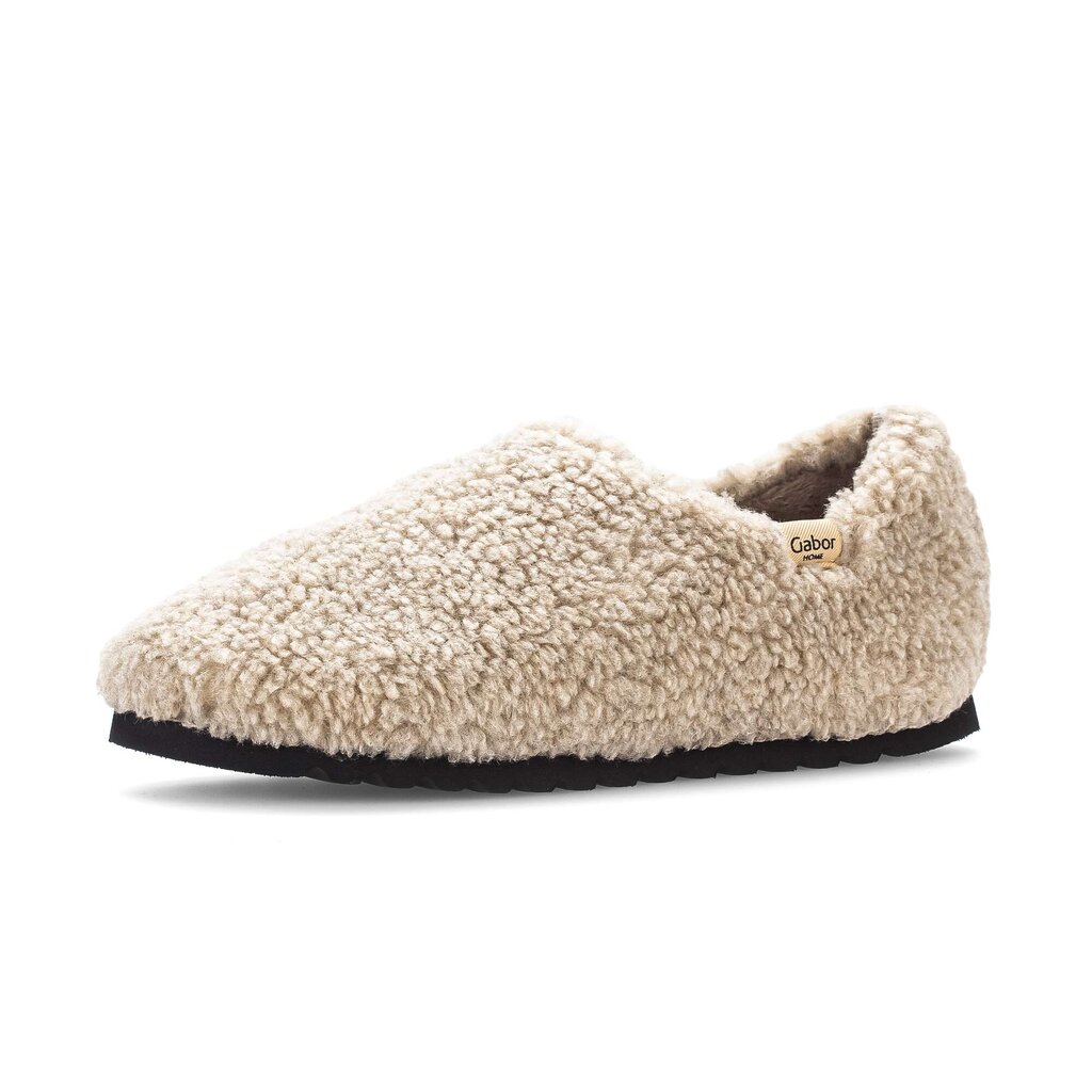 Gabor fashion Plüschhausschuh beige