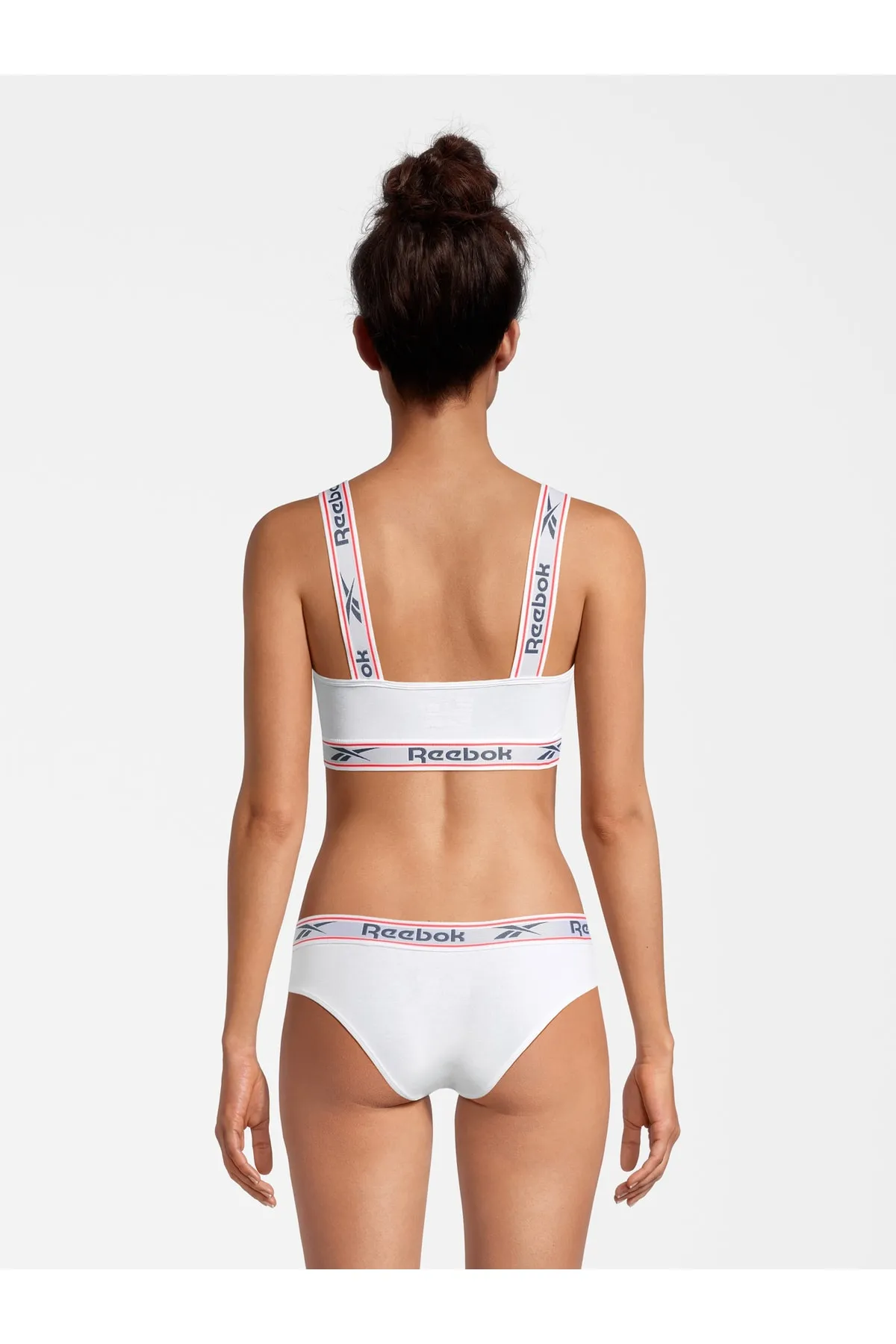 Reebok  Sport-BH - Weiß - Unifarben