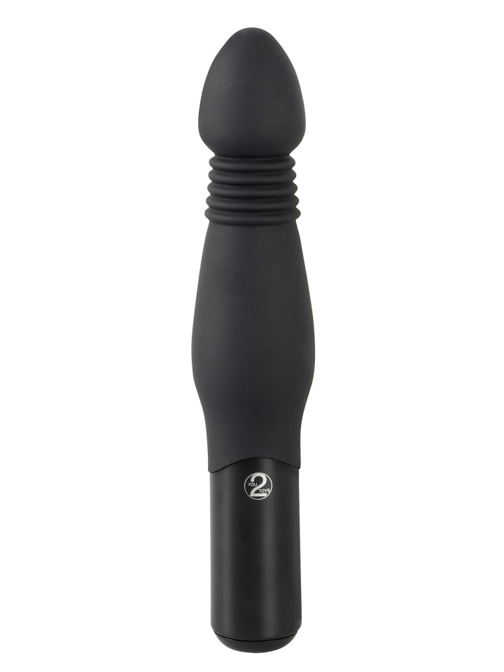 You2Toys Analplug mit Stoßfunktion Thrusting Anal Vibe in schwarz günstig kaufen 23,5