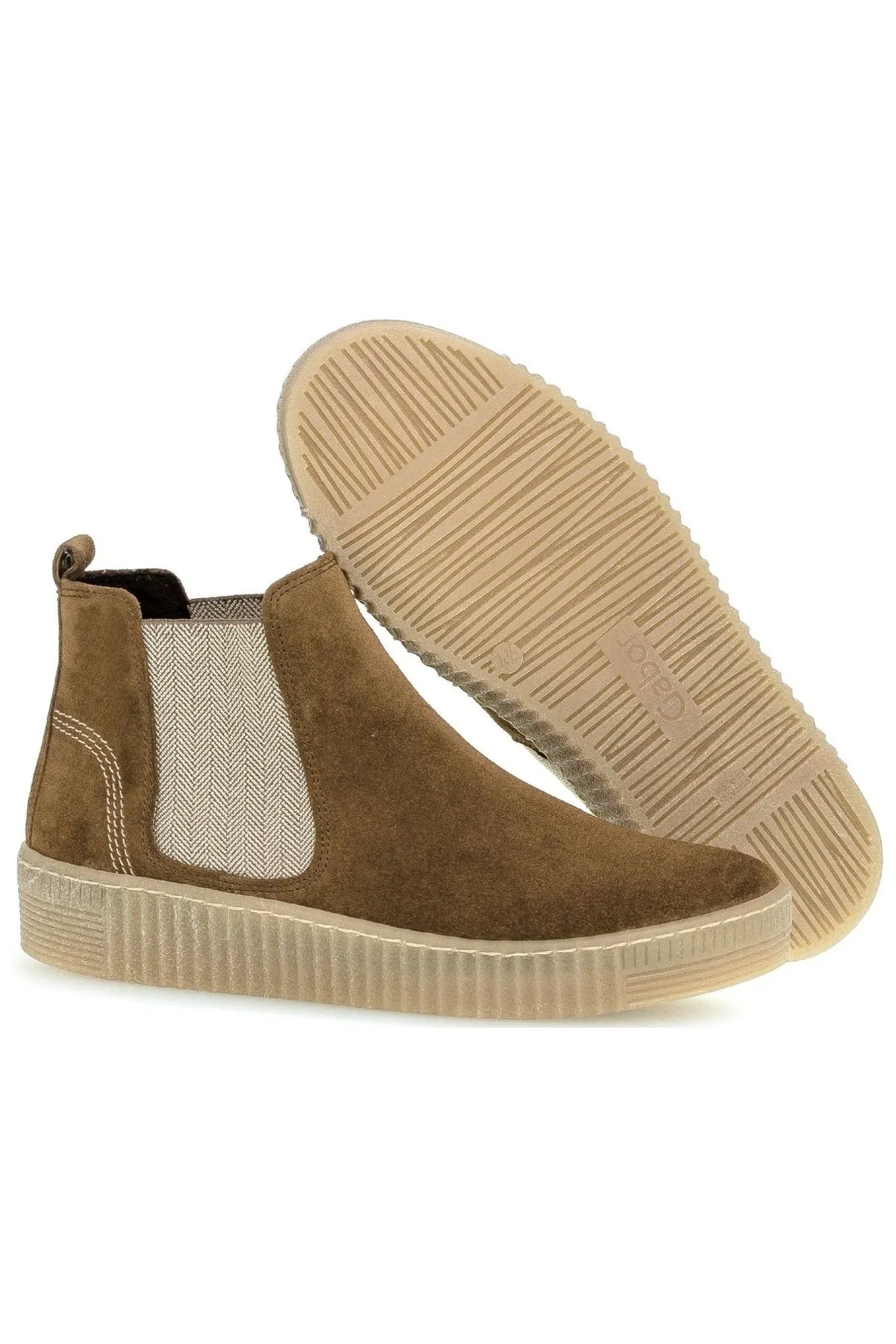 GABOR  Stiefelette - Braun - Flacher Absatz