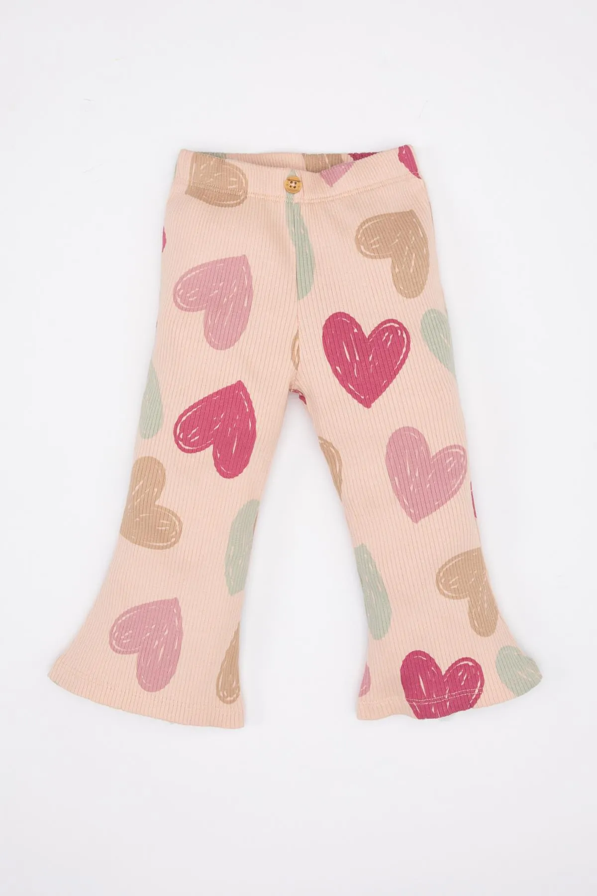 DeFacto  Set aus Sweatshirt und Jogginghose mit Herzmuster für Baby-Mädchen - C2264a524sp