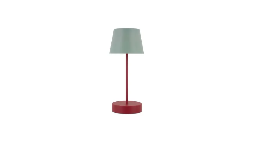REMEMBER Tischleuchte Oscar cozy Grau/Rot