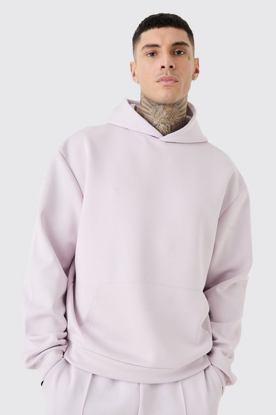 Tall kastiger Oversize Scuba Hoodie