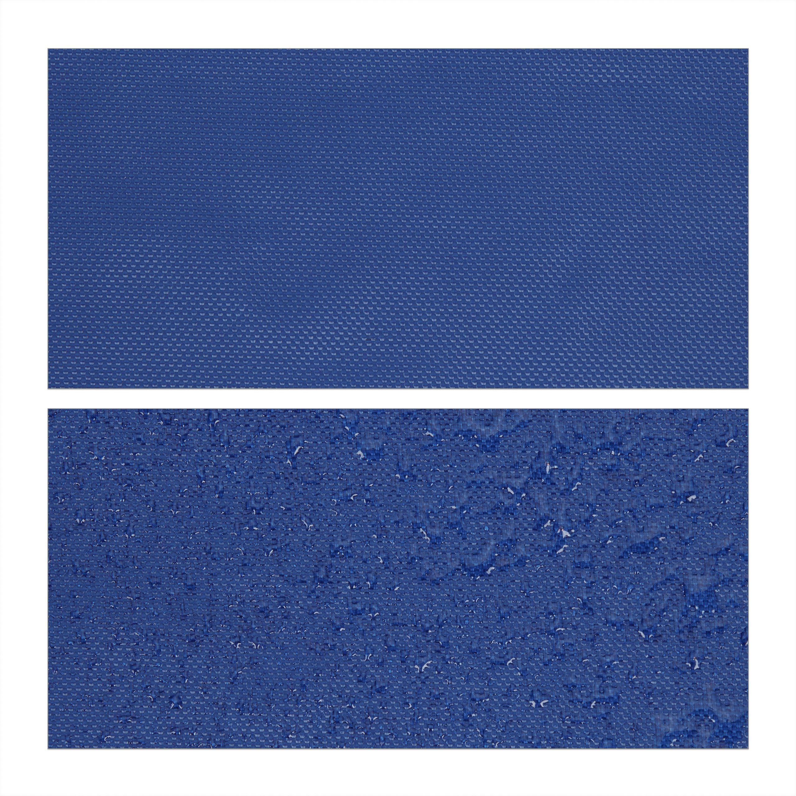 relaxdays Sonnensegel Sonnensegel dunkelblau dreieckig, 3 x 3 x 3 m