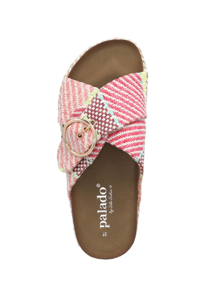 palado Plateau-Pantoletten in Rosa günstig kaufen