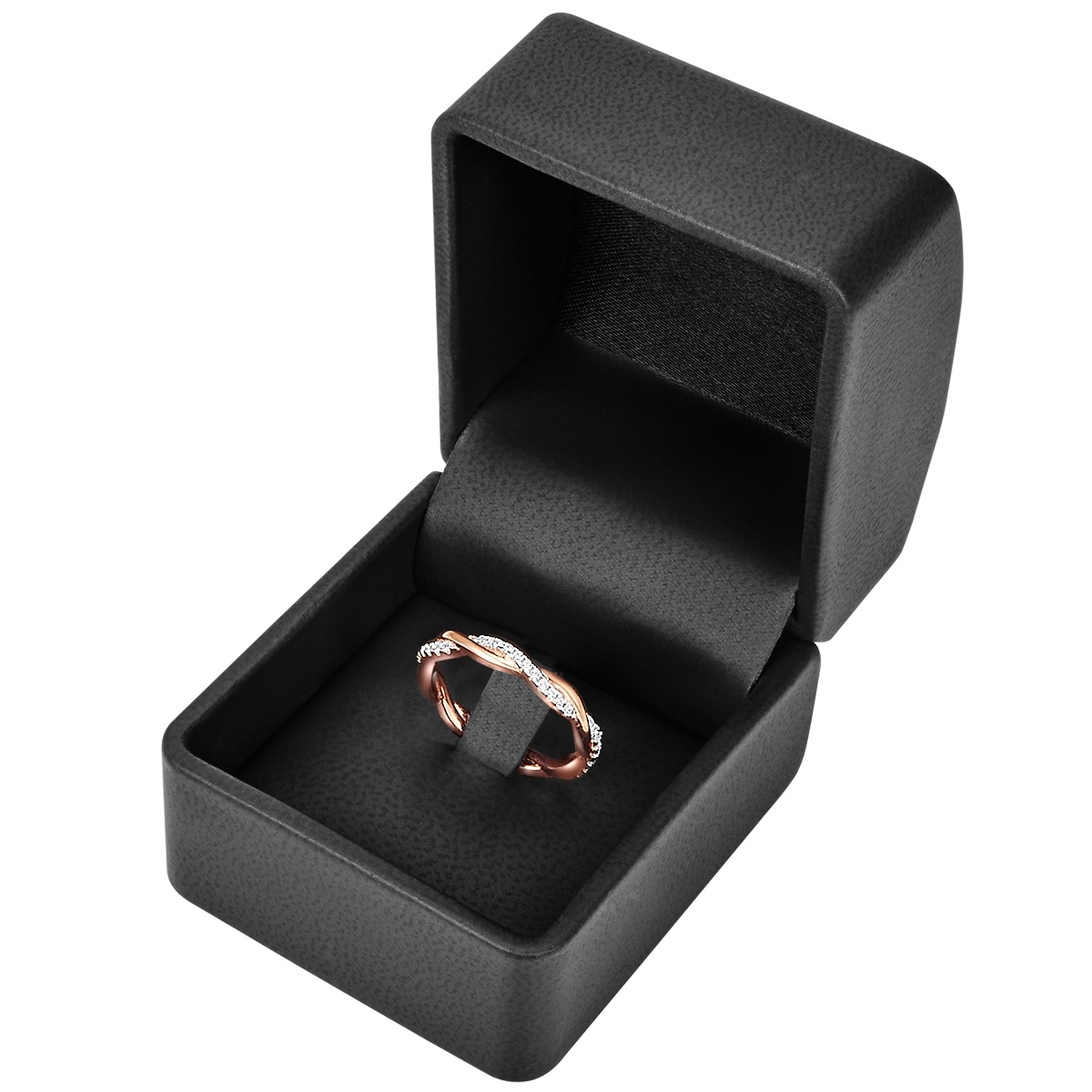 Ring Sterling Silber Zirkonia in Roségold