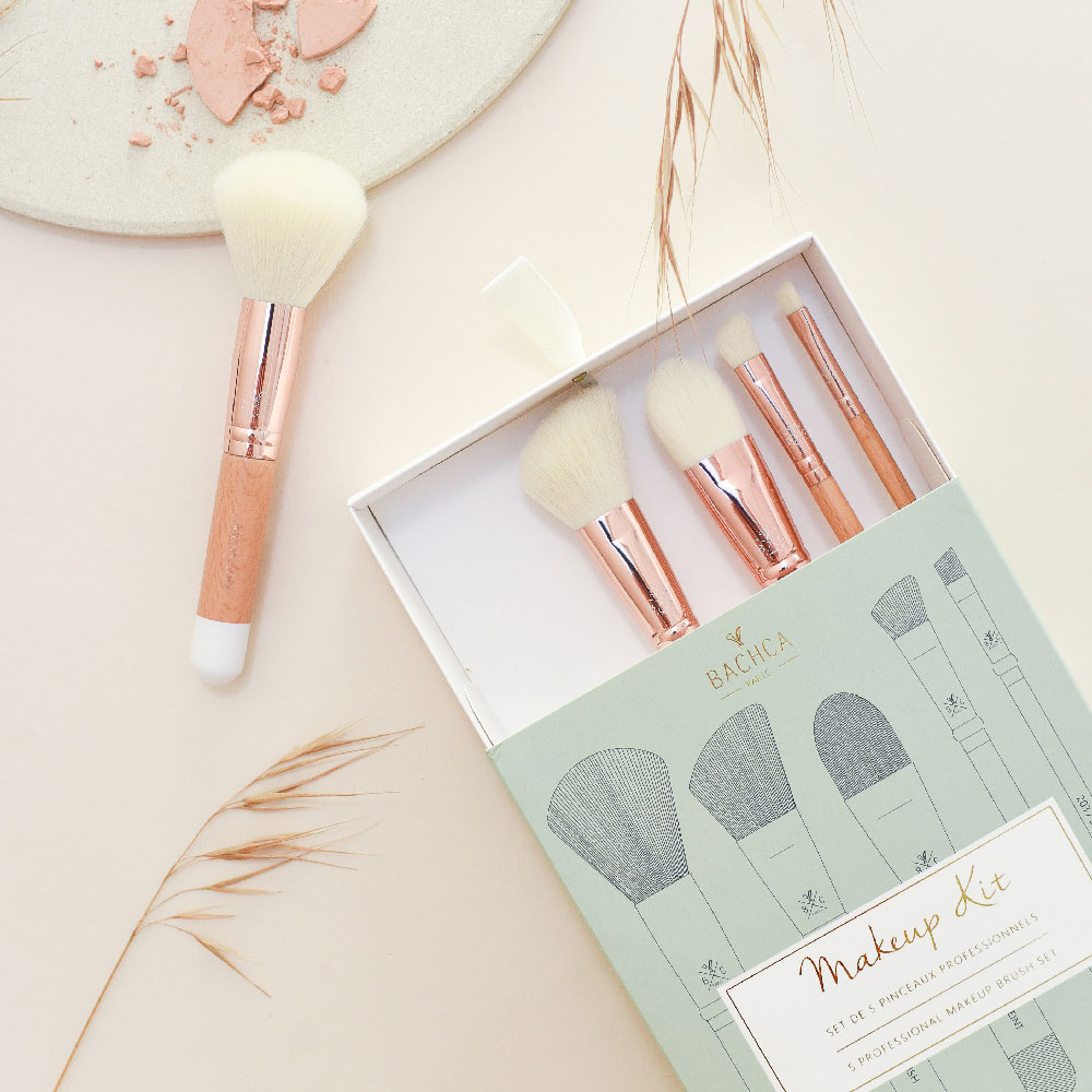 Bachca Set de pinceaux Coffret maquillage