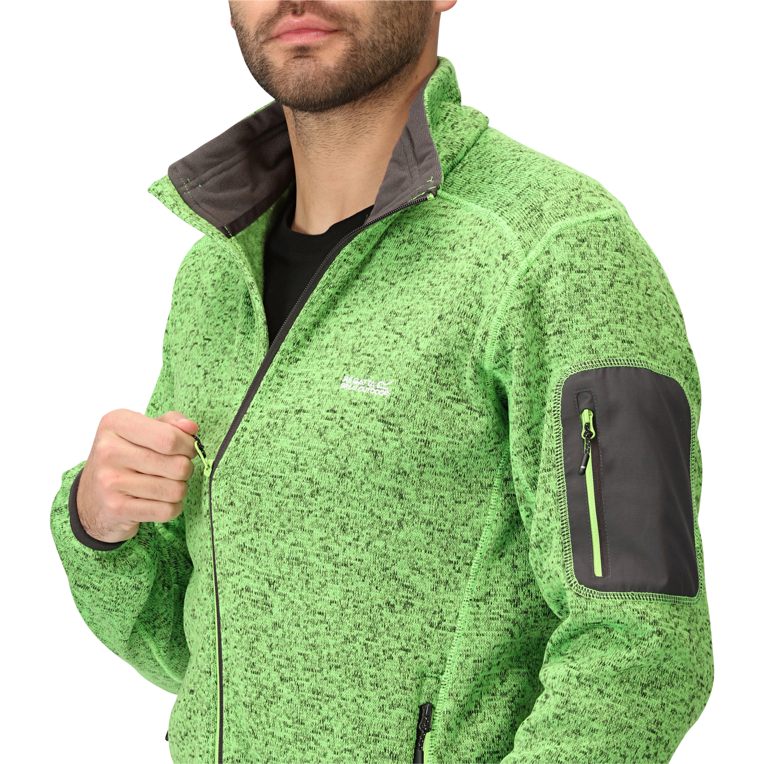 Regatta Herren Fleecejacke Newhill (hellgrün)