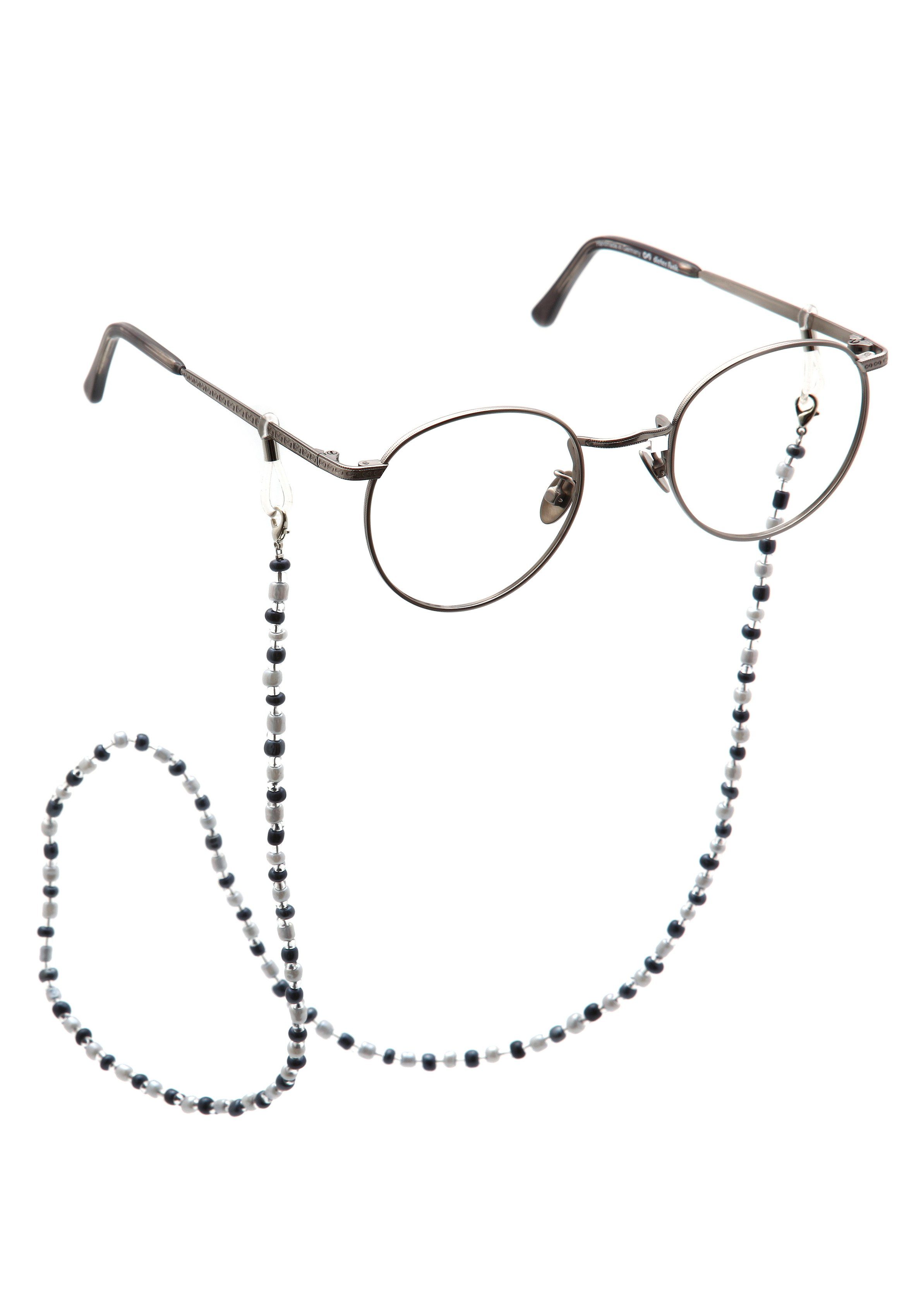 Firetti Brillenkette filigranes Design, mit Glassteinen