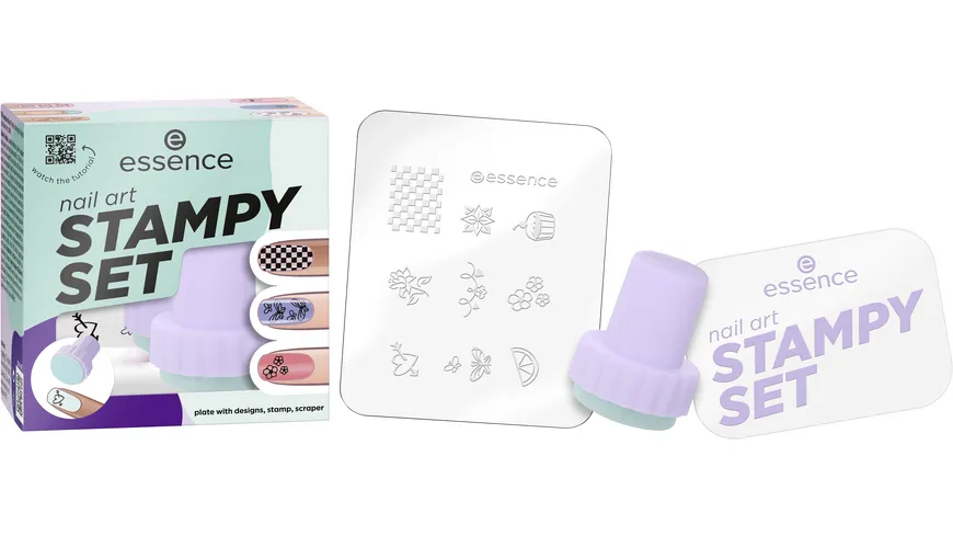essence nail art STAMPY SET Stamping on