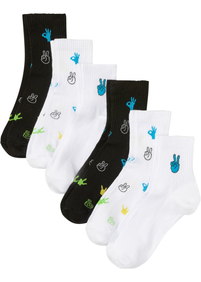 Kurze Tennissocken (6er Pack)