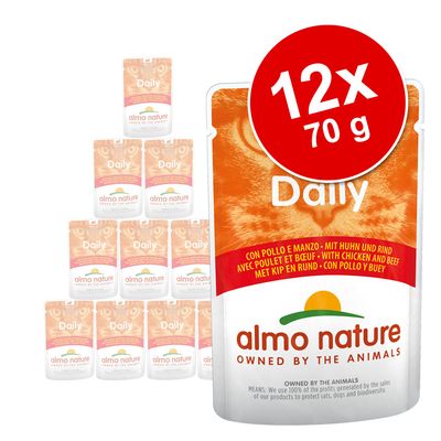 Sparpaket Almo Nature Daily Menu Pouch 12 x 70 g