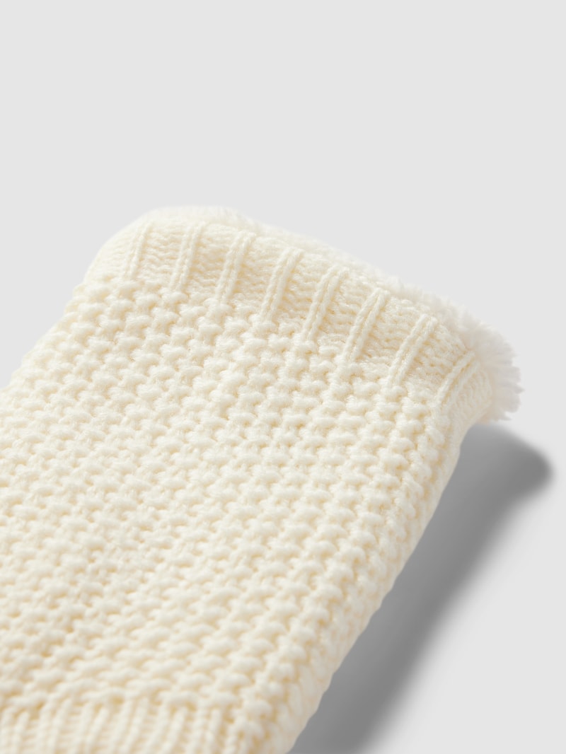 Socken mit rutschfesten Noppen in offwhite