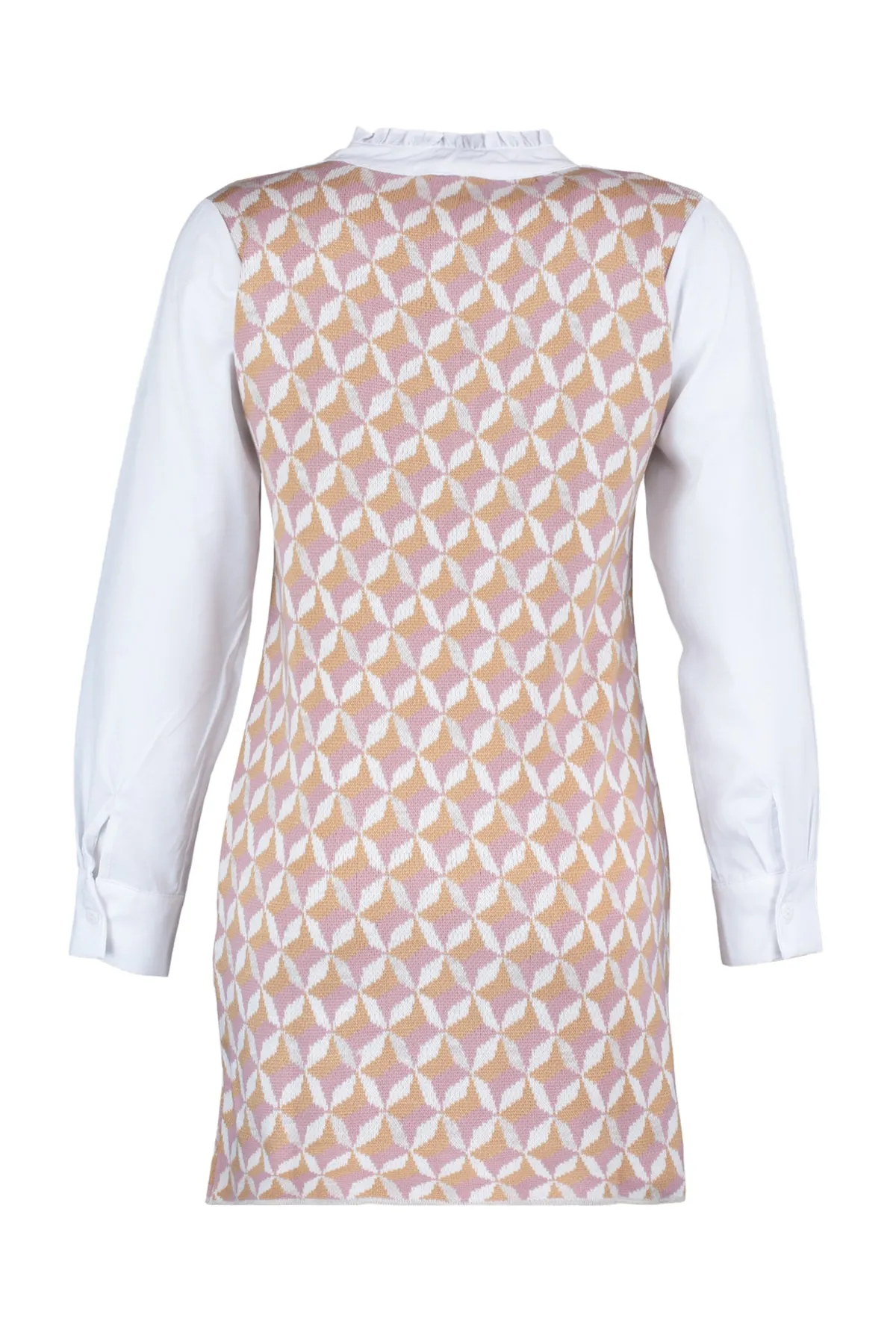 Trendyol Collection  Kamel Kamelfarbenes Mini-Strickgarni-Kleid mit Details TWOAW22SV0122 Kleid TWOAW22SV0122