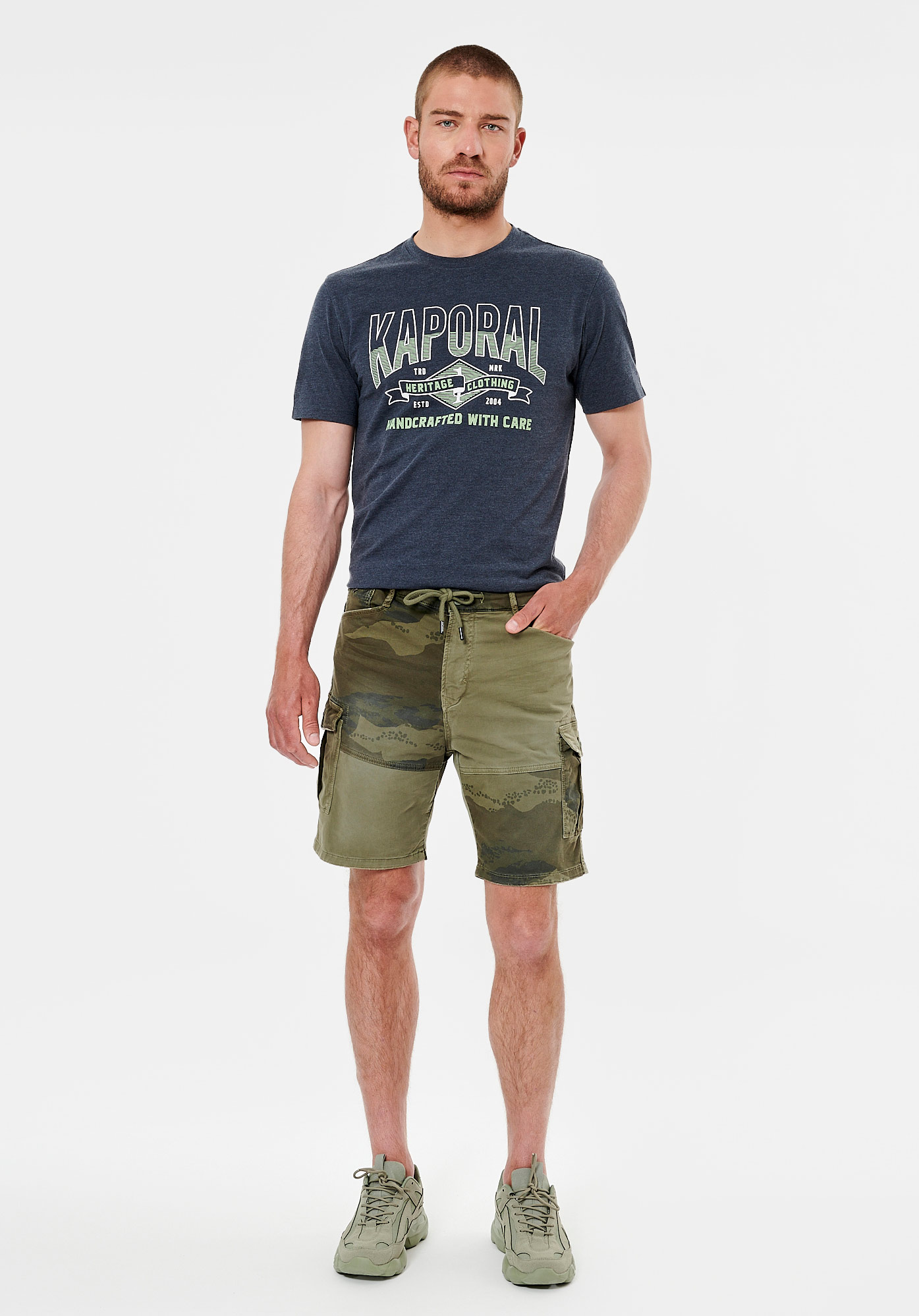 ETHER  Short kaki Homme