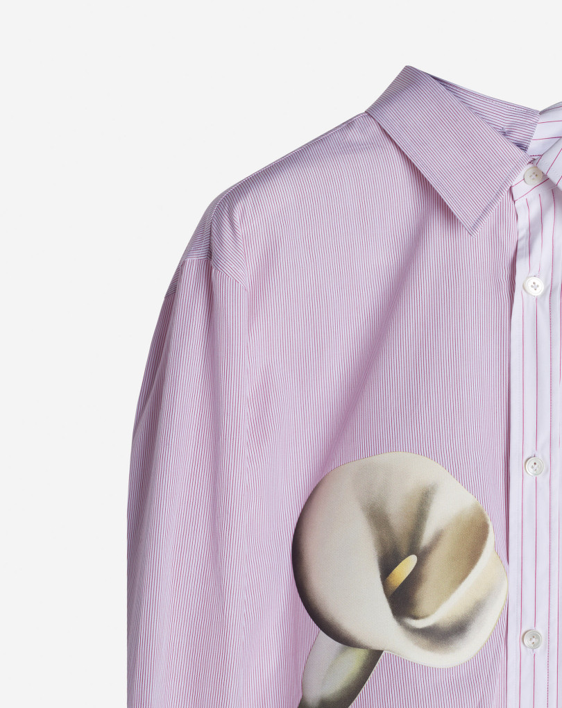 CHEMISE ASYMÉTRIQUE IMPRIMÉE