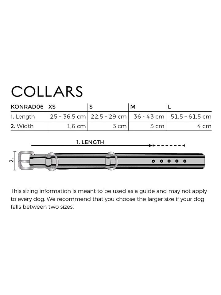 VOV & VUF Hundehalsband in Creme günstig kaufen