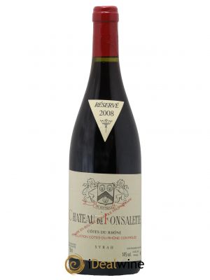 Côtes du Rhône Cuvée Syrah Château de Fonsalette  2008 - Lot de 1 Bouteille