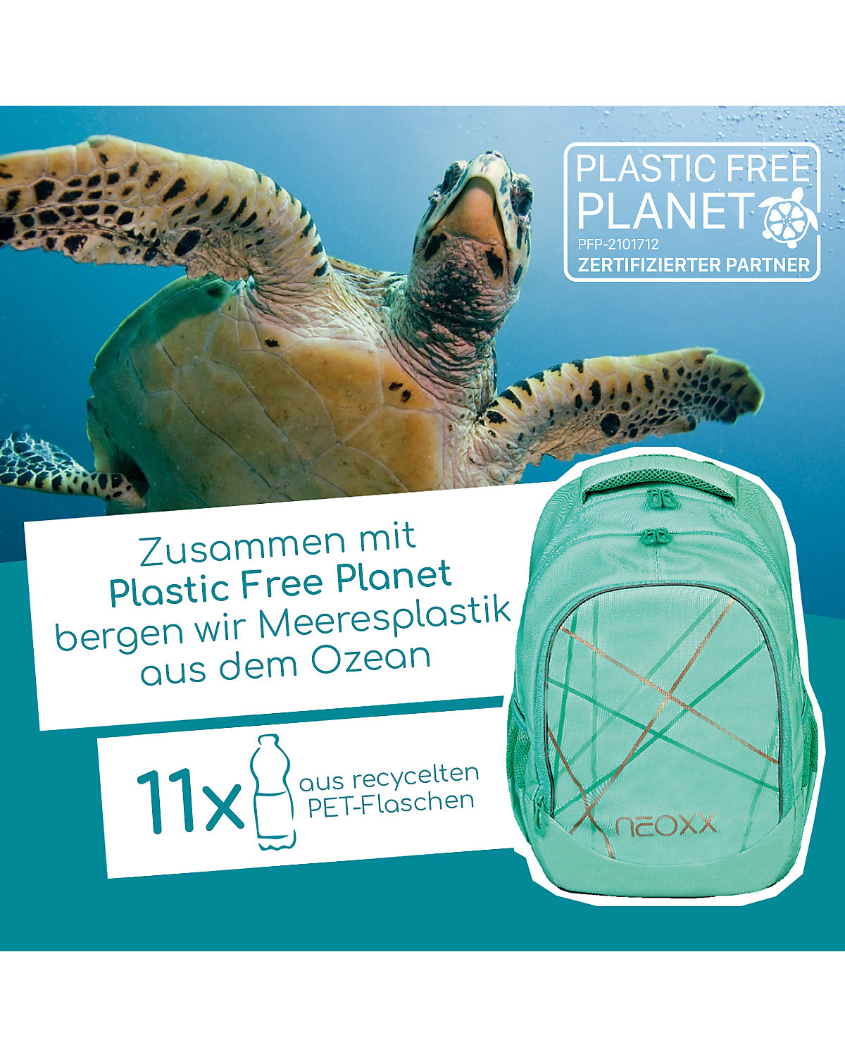 Schulrucksack Fly Mint to be (2023)