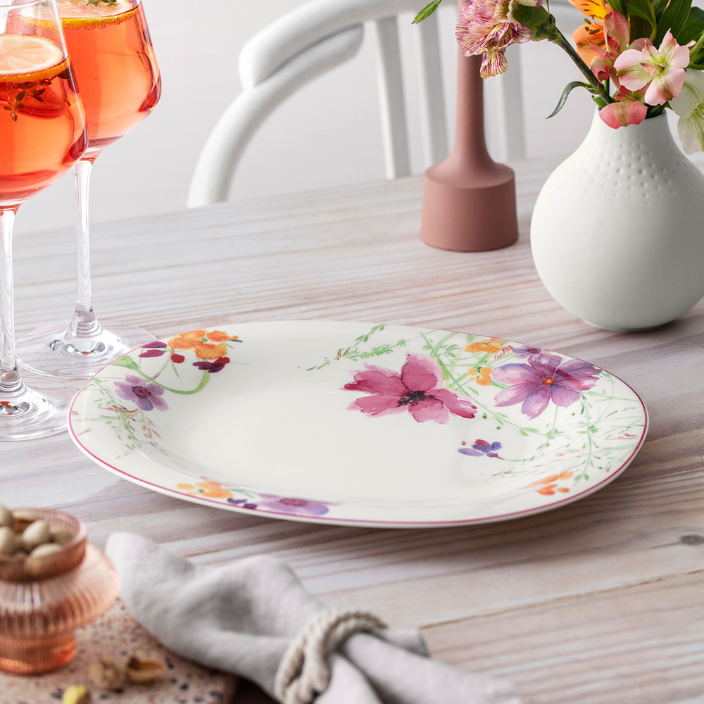 Villeroy & Boch Assiette plate ovale Mariefleur Basic Assiette