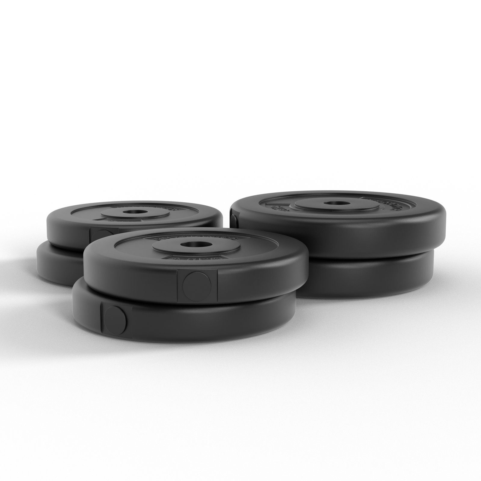 Physionics Hantel-Set Kurzhantel Set 20kg oder 40kg - Ø 25 mm - Hantelstangen, Kurzhanteln