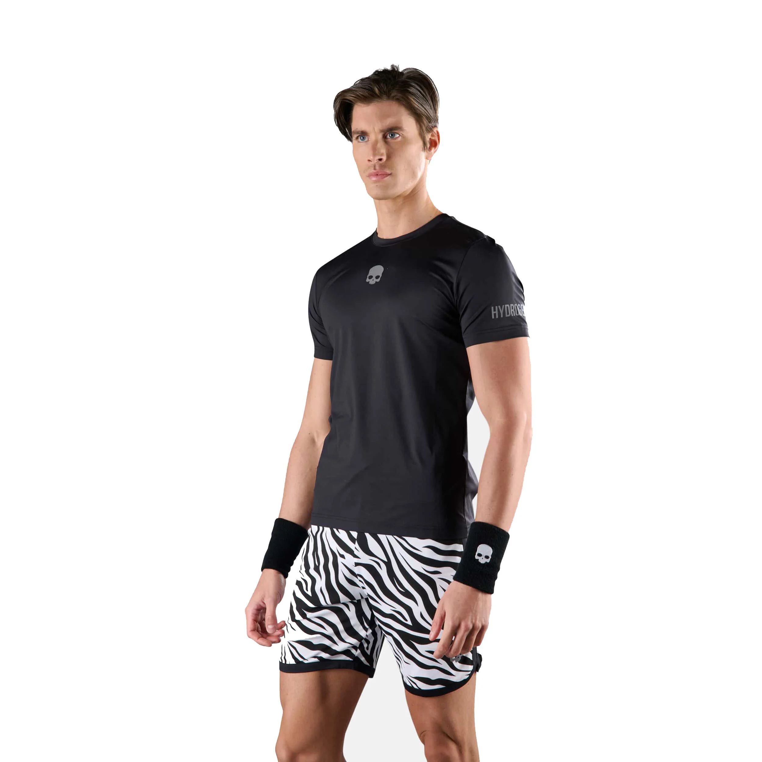 Basic Tech T-Shirt Herren - Schwarz