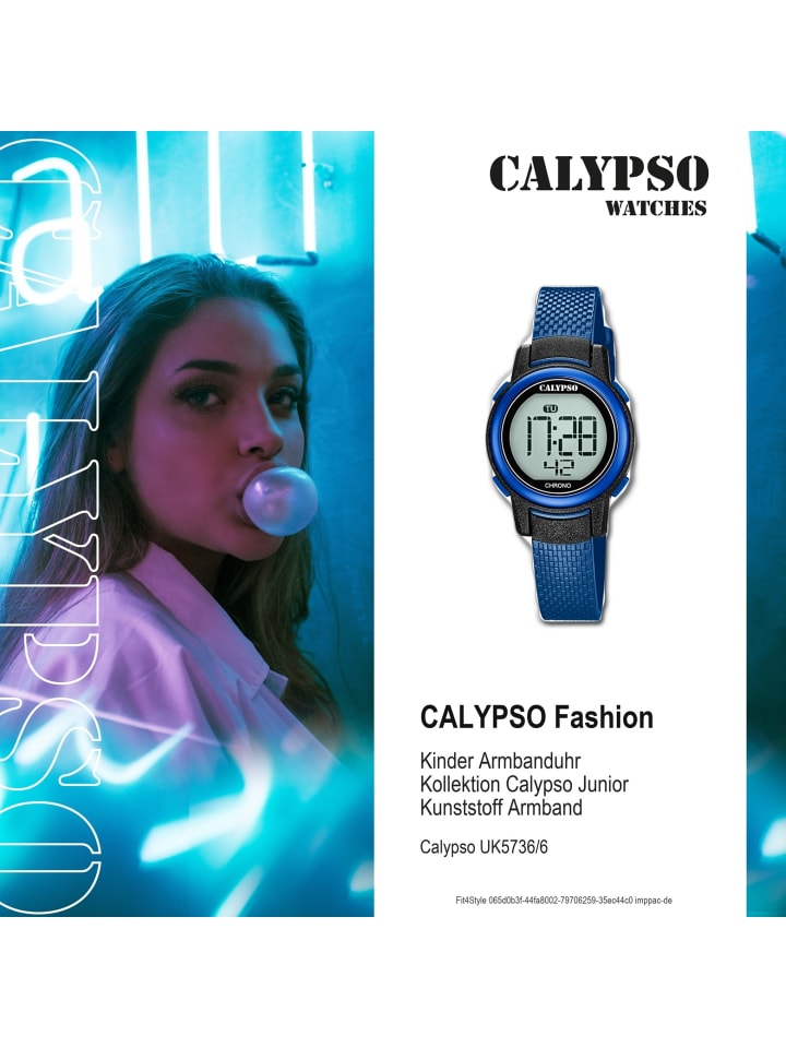 Calypso Digital-Armbanduhr Calypso Junior blau klein (ca. 29mm) günstig kaufen onesize