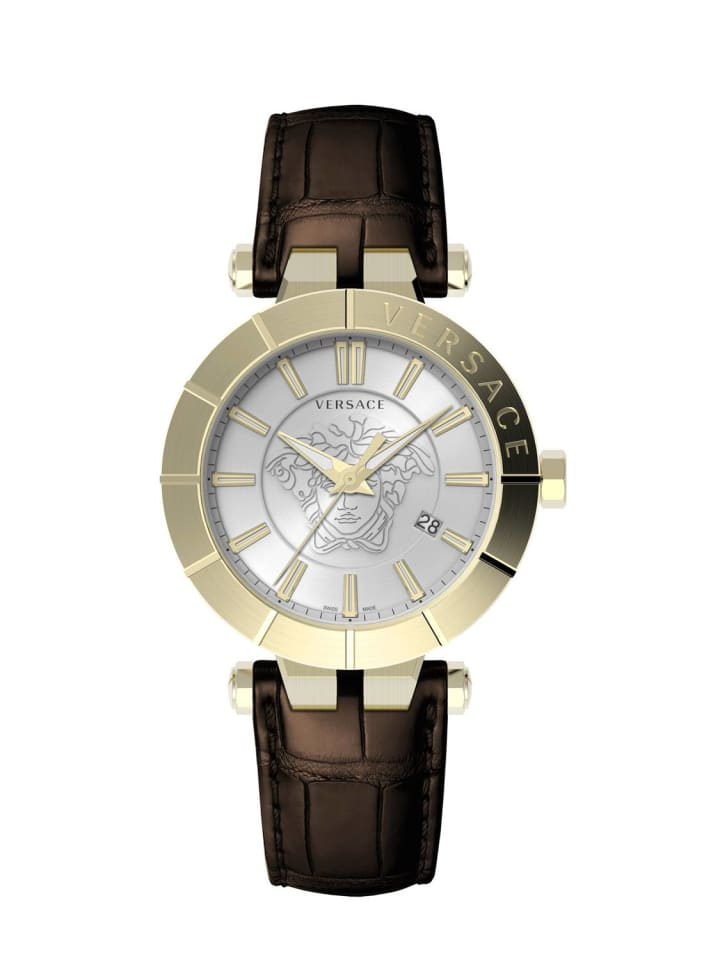 Versace Schweizer Uhr V-Race Restyling in braun günstig kaufen onesize