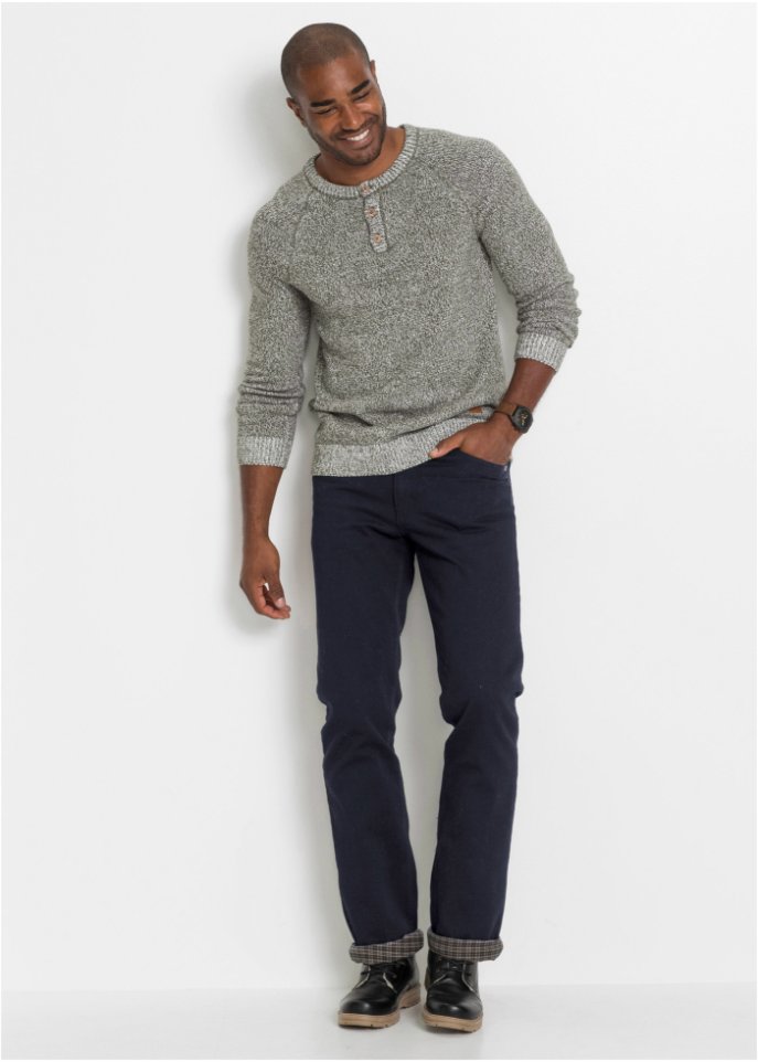 Classic Fit Thermojeans, Straight