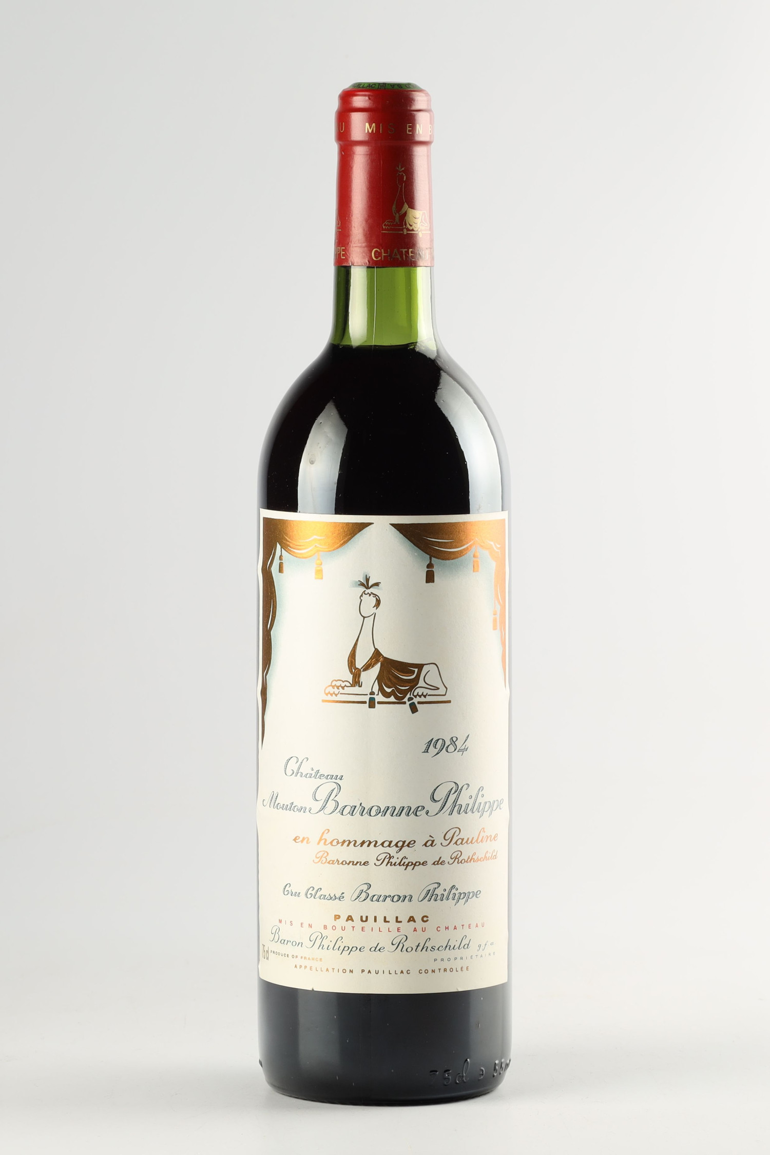 Château Mouton Baronne Philippe 1984, Pauillac