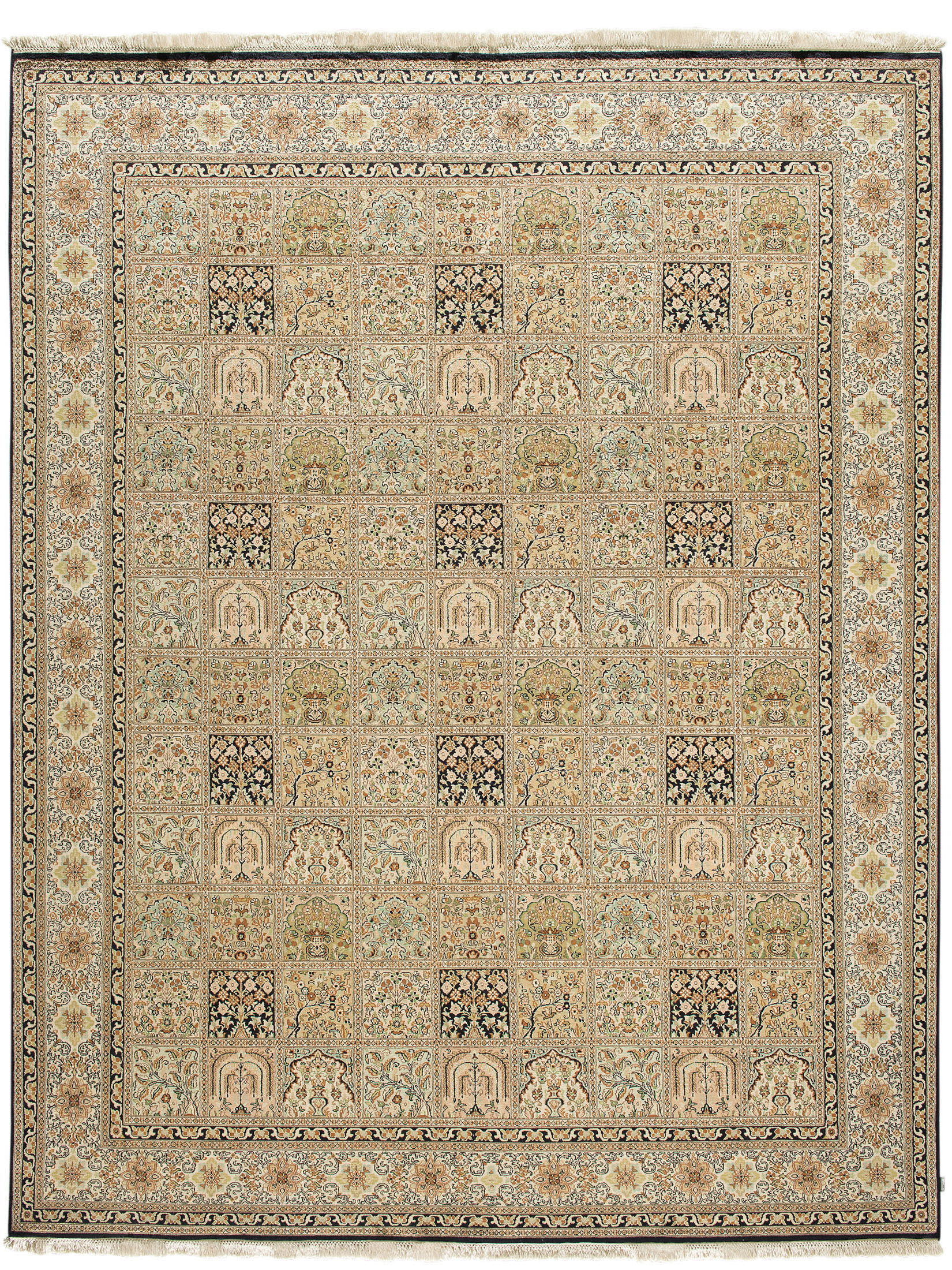 Kaschmir Seide 18/18 ca. 242 x 309 cm, Unikat / Einzelstück
