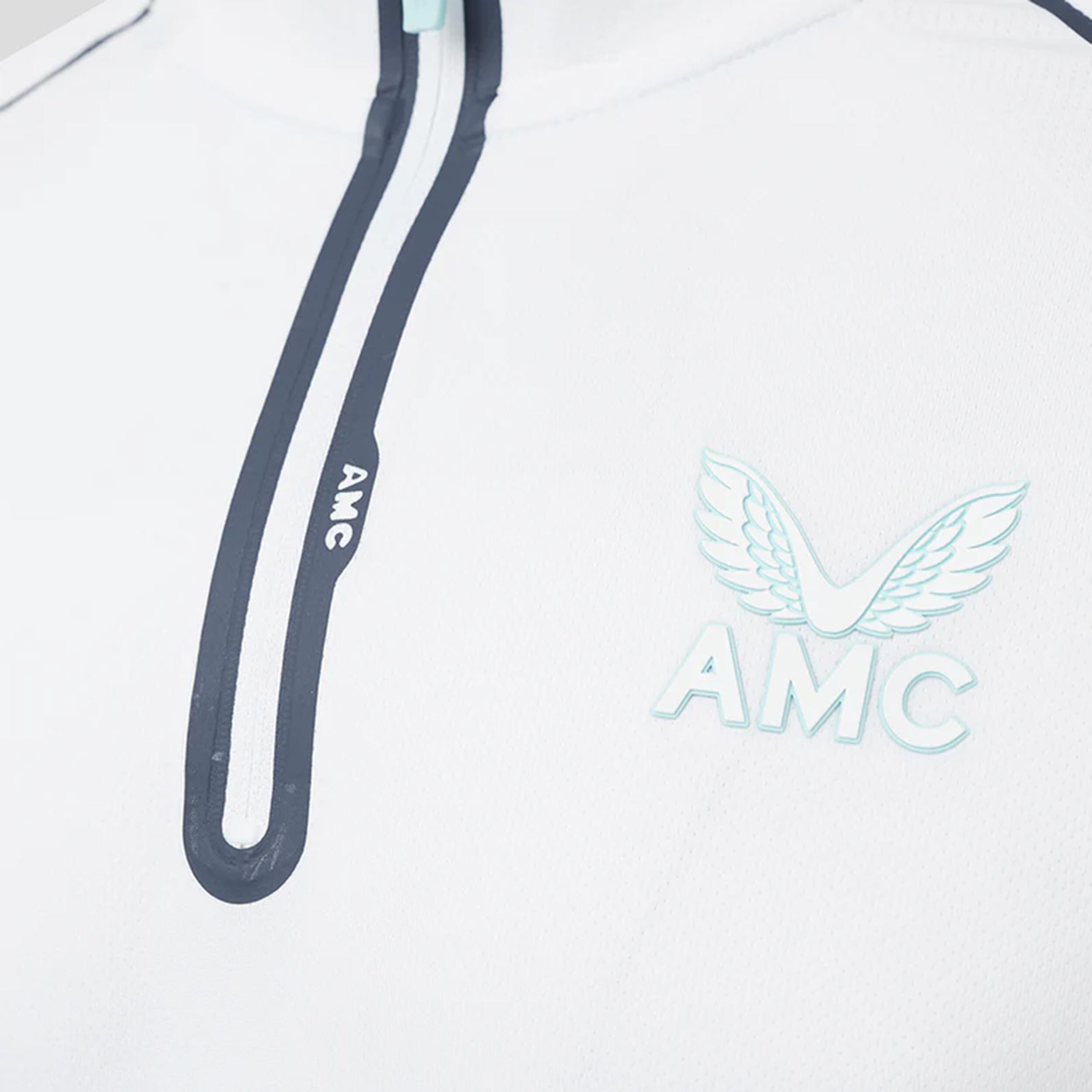 Aeromesh 1/4 Zip Longsleeve Herren - Weiß
