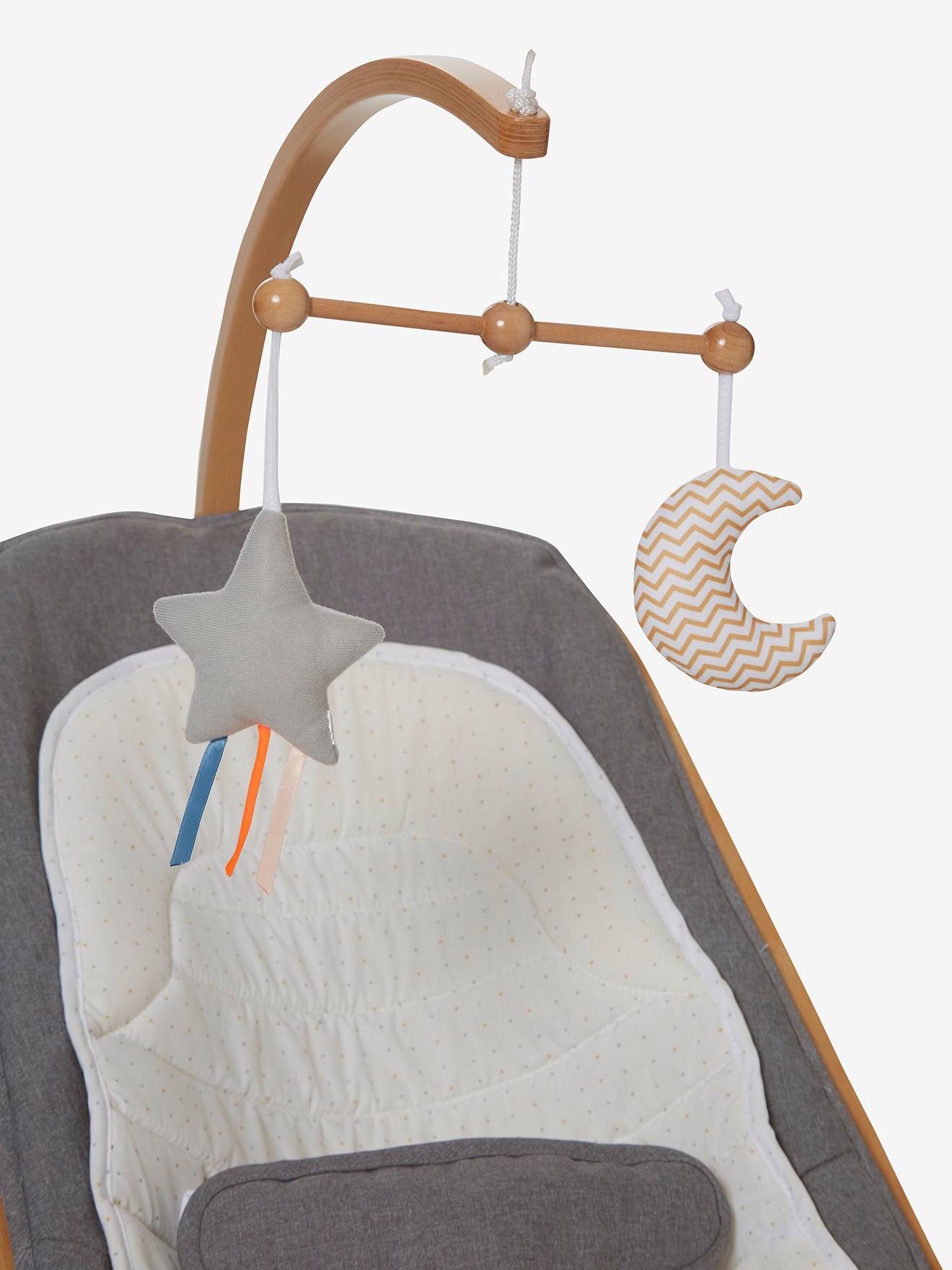 Transat bois vertbaudet Babyrythm gris