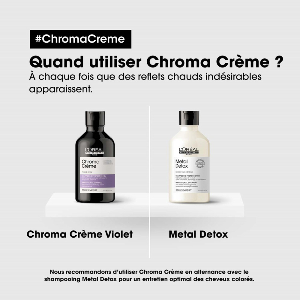 L'Oréal Professionnel Serie Expert Chroma Crème Shampoing neutralisant de reflets jaunes