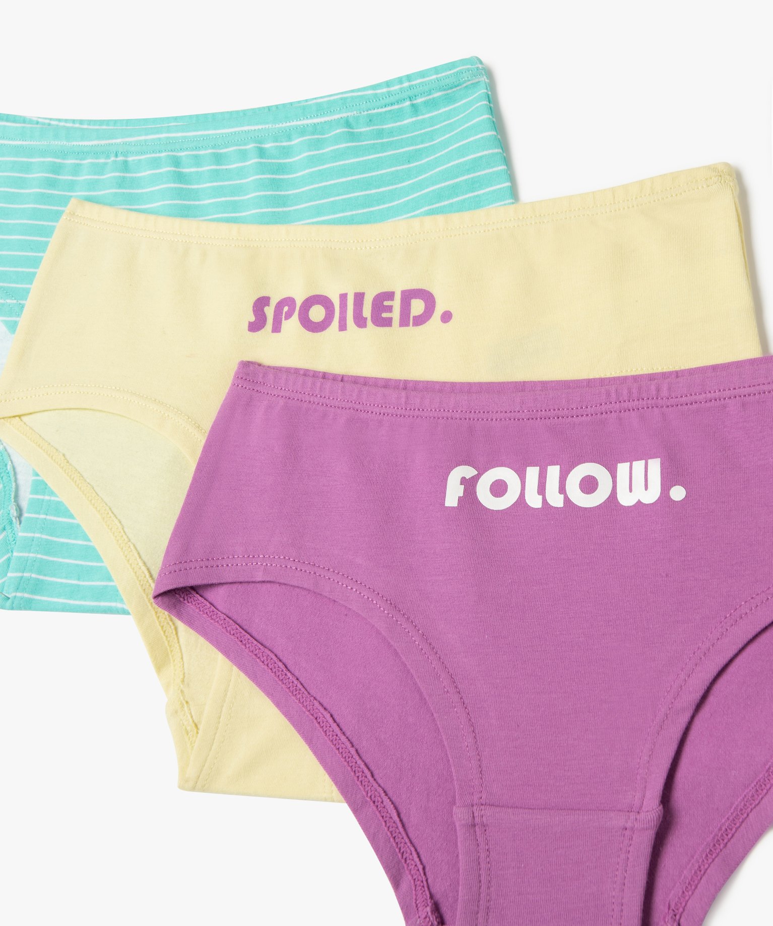 Shorty imprimés en coton stretch fille (lot de 3) multicolore | GEMO