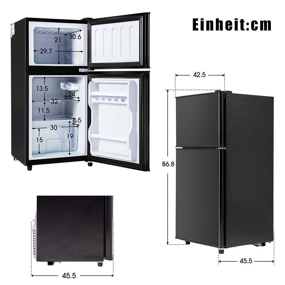 Fangqi Gefrierschrank BCD-86A, 86.80 cm hoch, 45.50 cm breit, 60 Liter Gesamtvolumen,22 Liter Gefriervolumen,38 Liter Kühlvolumen
