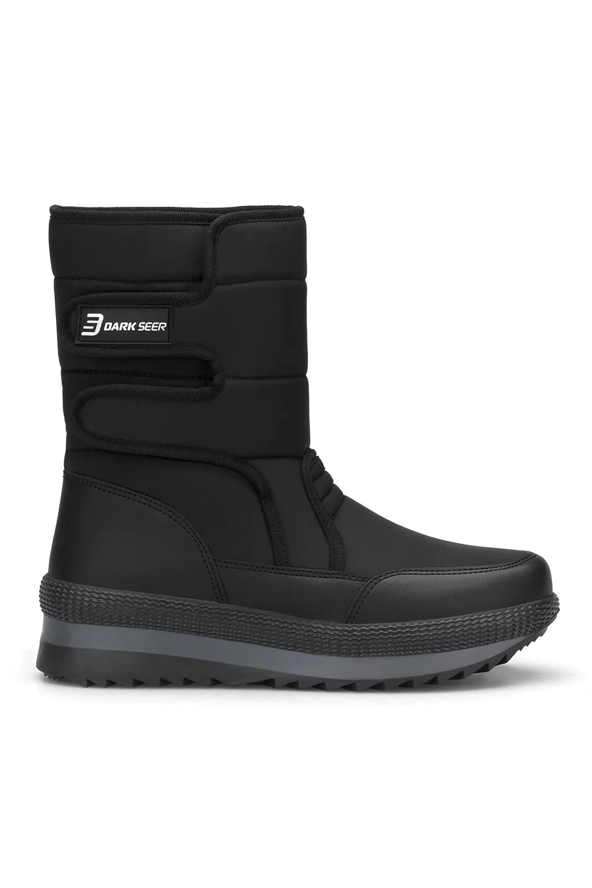 DARK SEER  Schwarze lange Damenstiefel