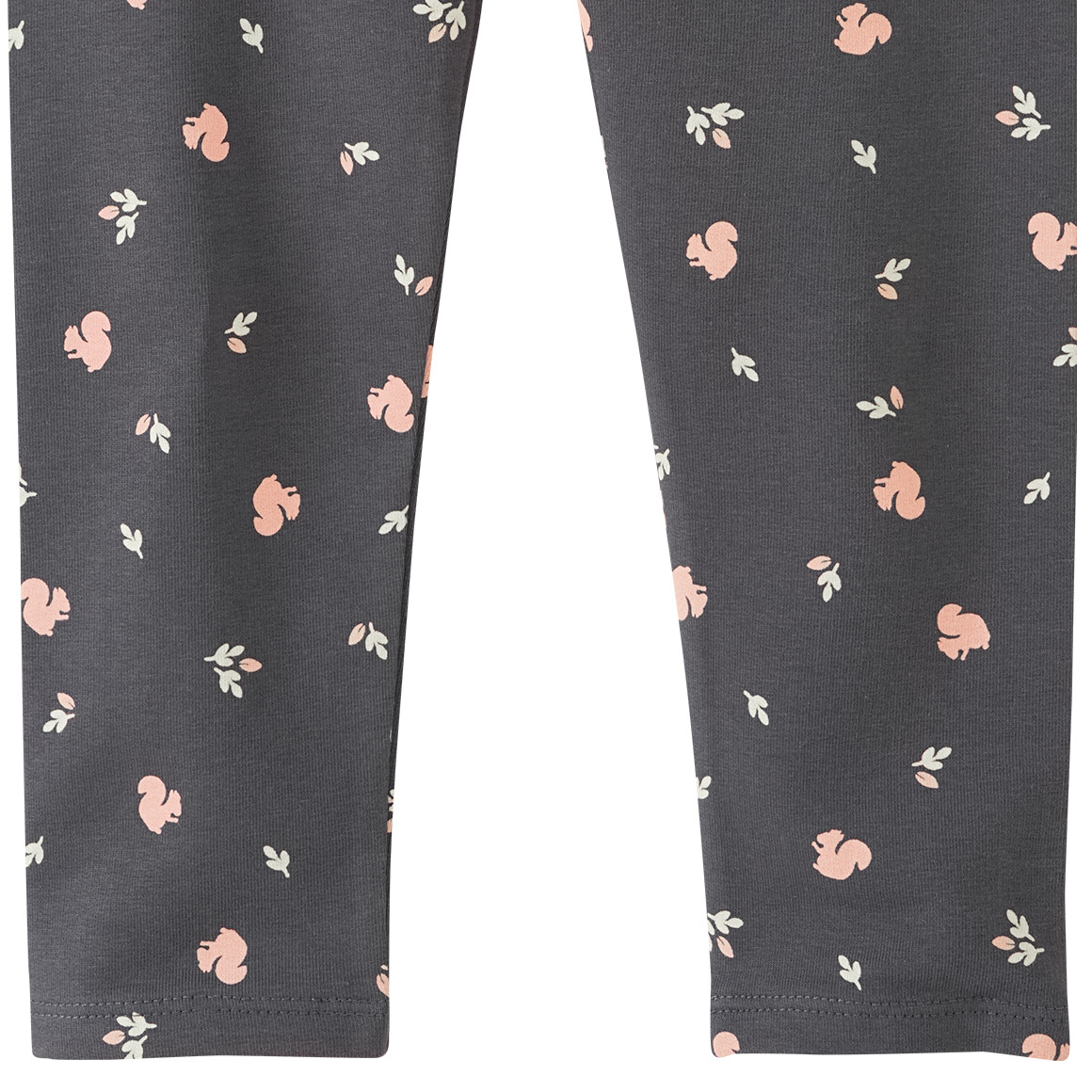 Mädchen Leggings mit Eichhörnchen-Print