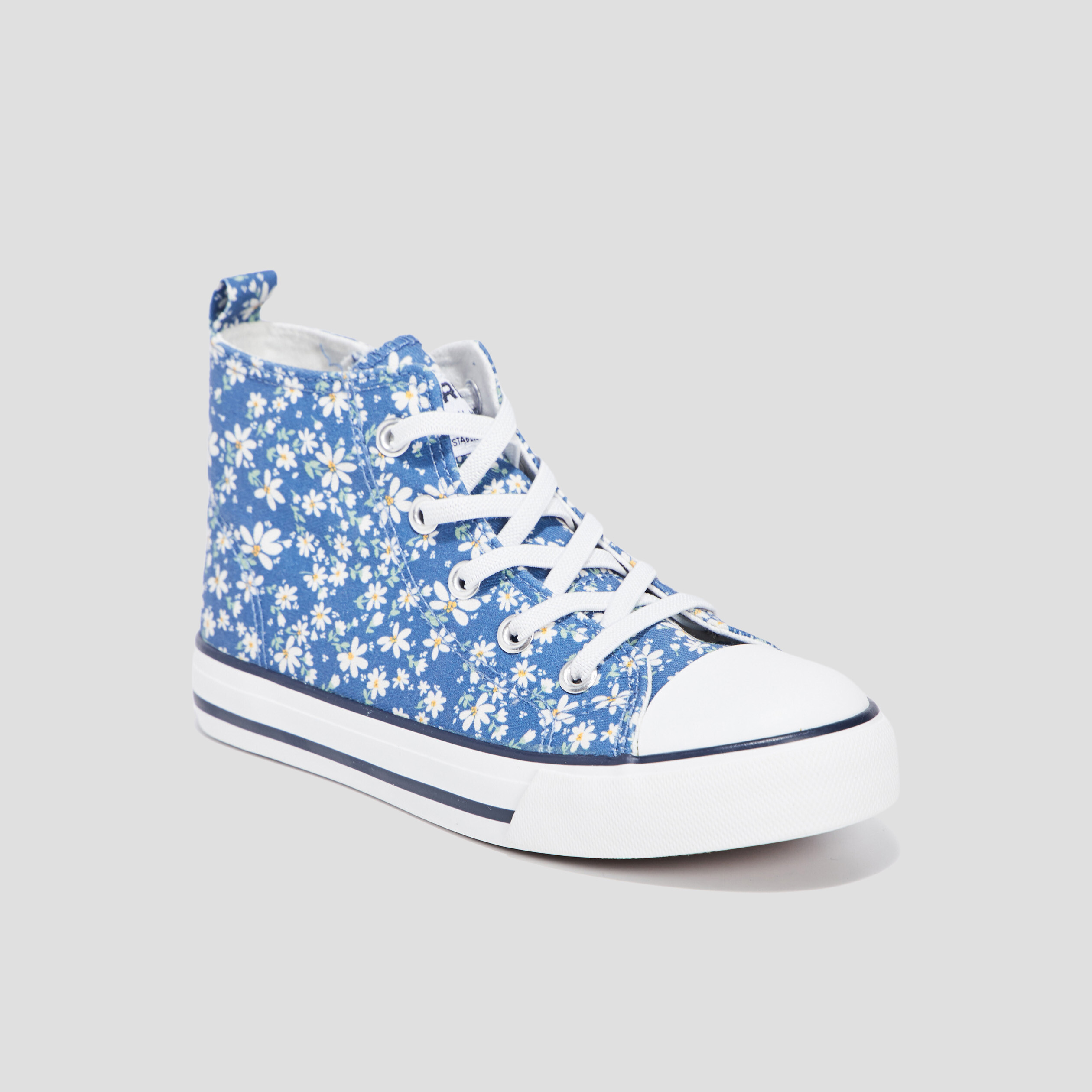 Tennis montantes en toile Creeks bleu fille | La Halle