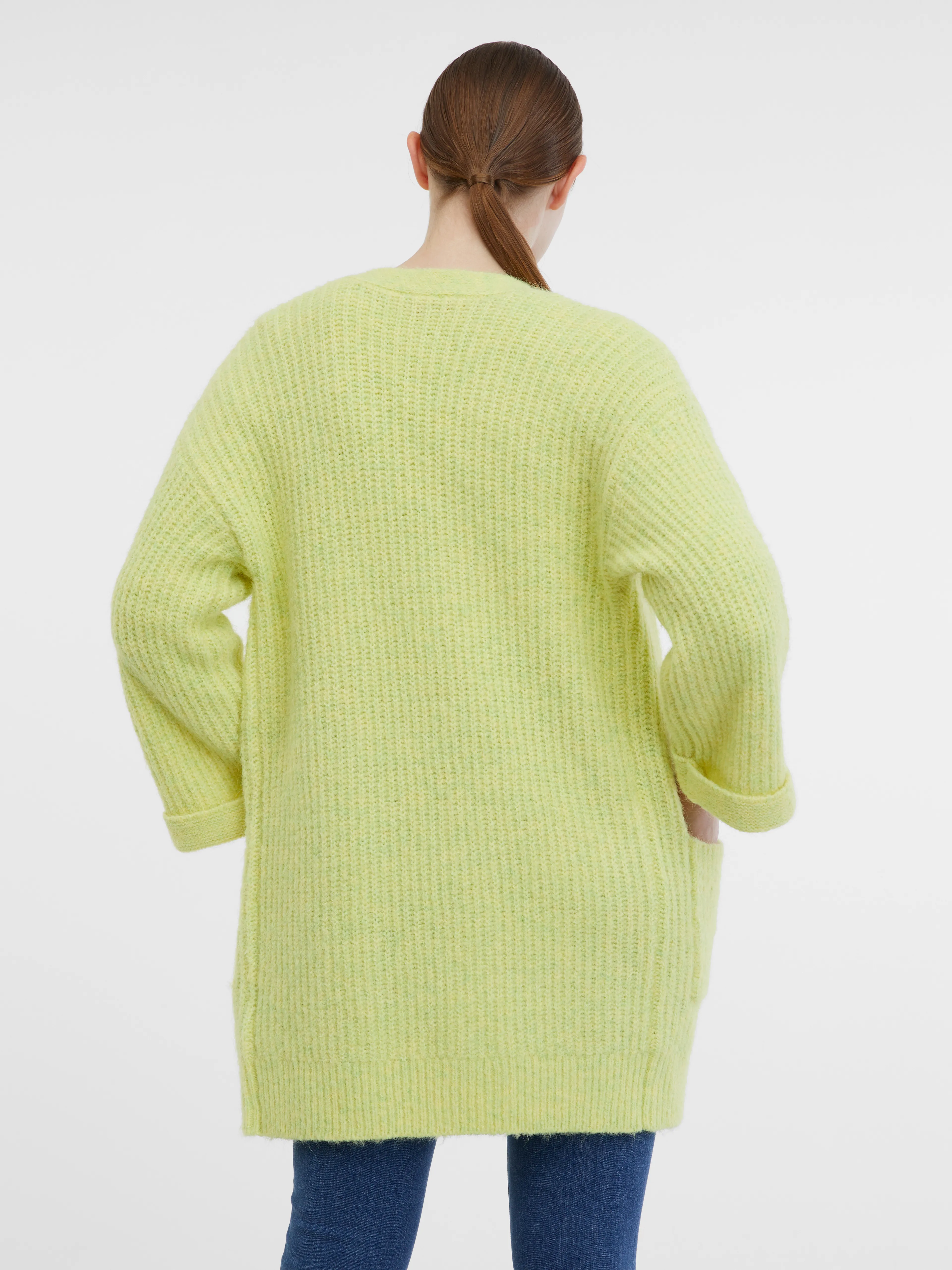 Hellgrüne Damen Strickjacke ORSAY
