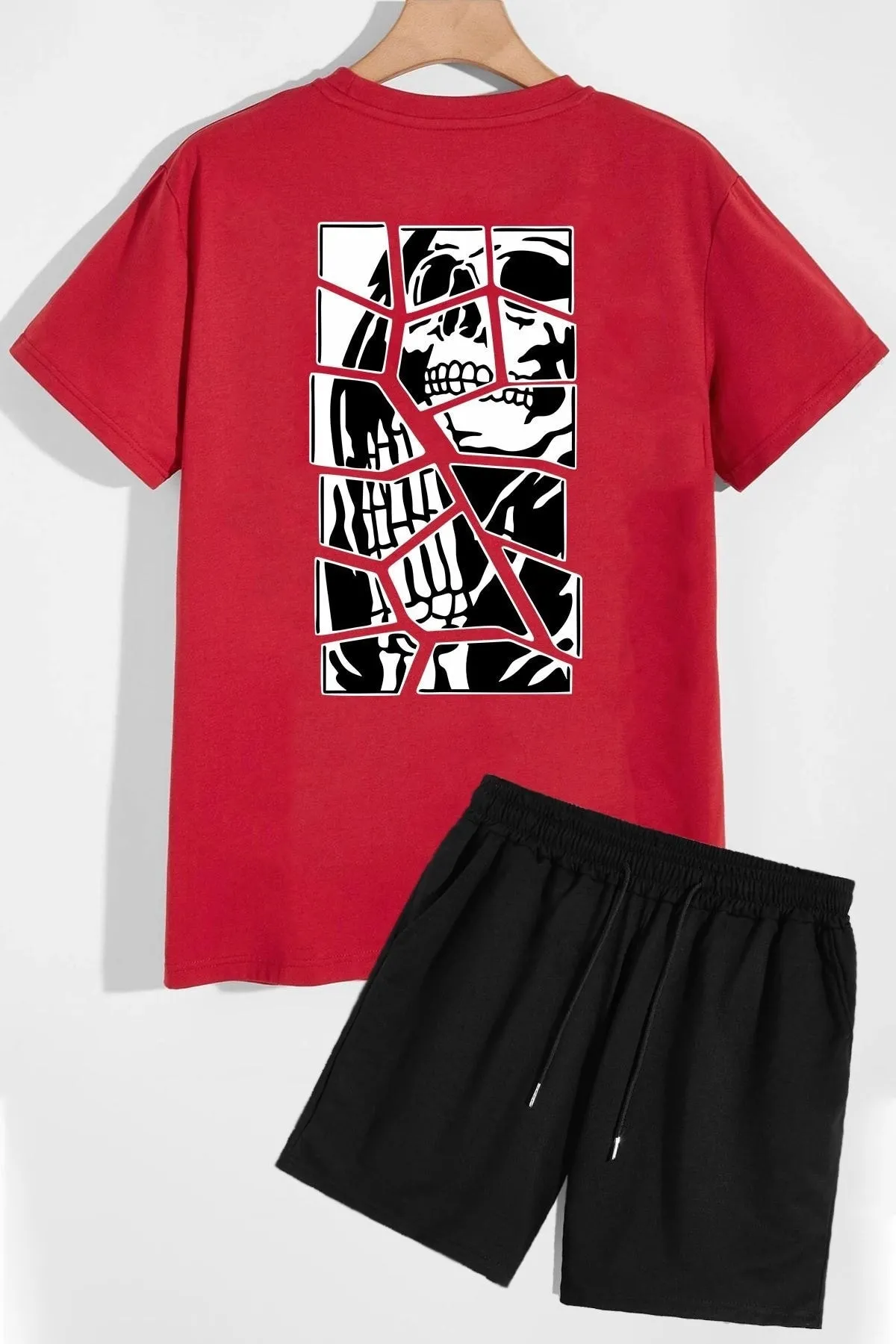 trendypassion  Anime-Shorts-T-Shirt-Trainingsanzug-Set