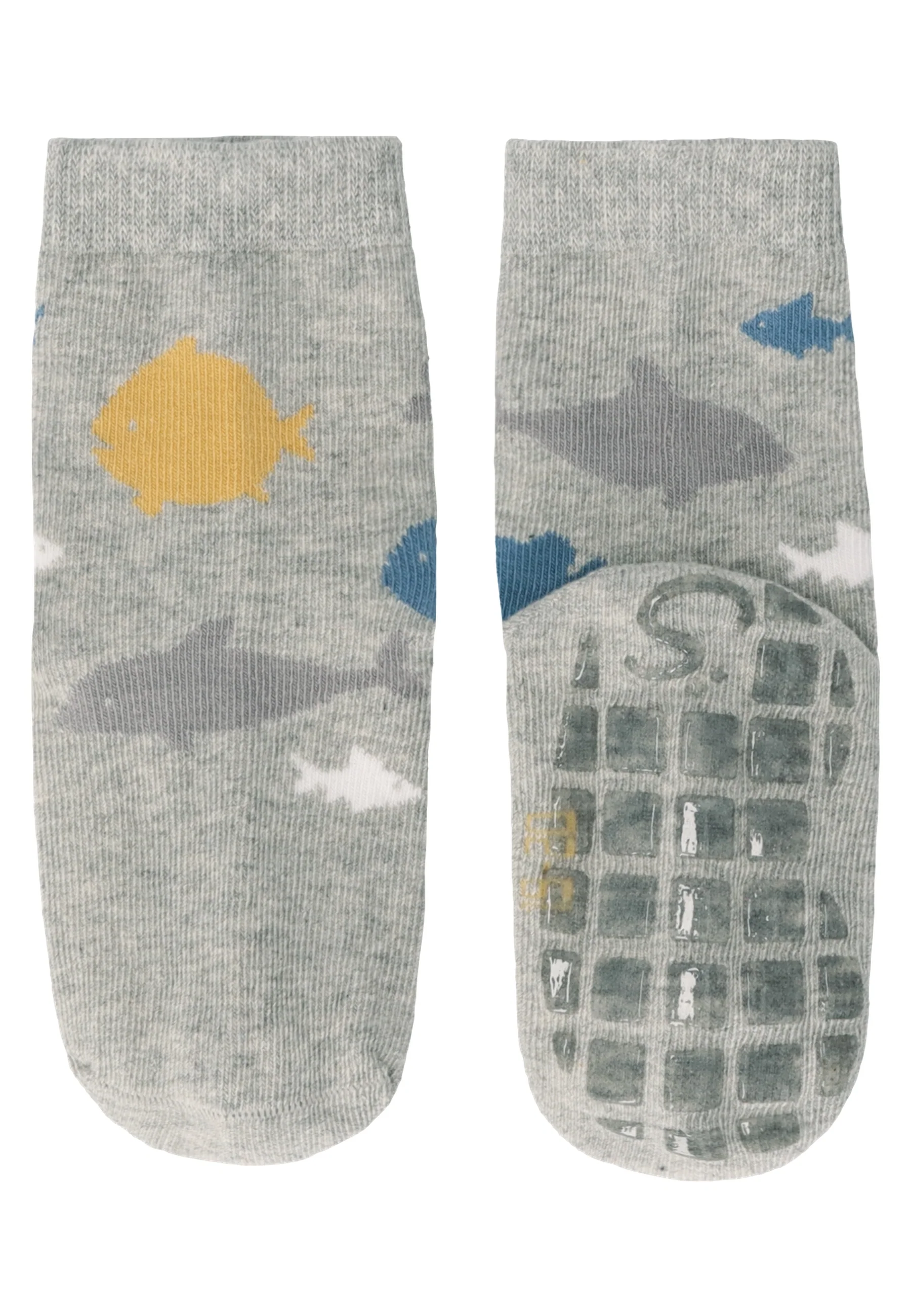 ABS Socken im 2er Pack mit Motiv Fische