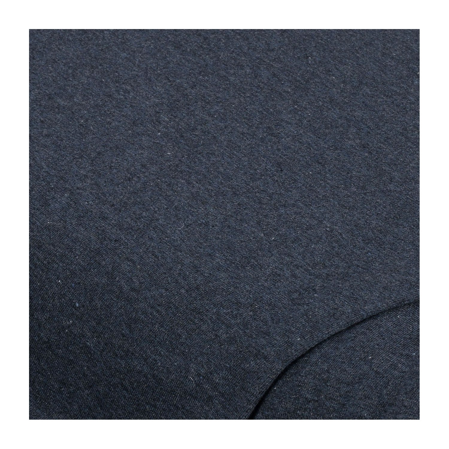 Bio-Baumwolljersey mit Elasthan, nachtblau-melange