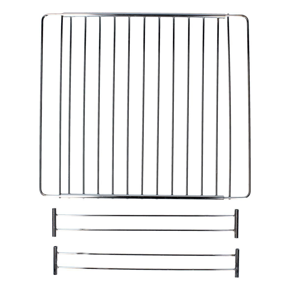 easyPART Backofenrost wie EUROPART 806021 Grillrost 350-560mm ausziehbar, Backofen / Herd