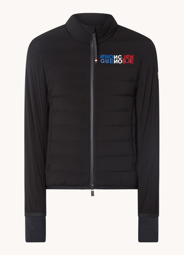 Geacă matlasată Moncler Crepol cu puf și logo