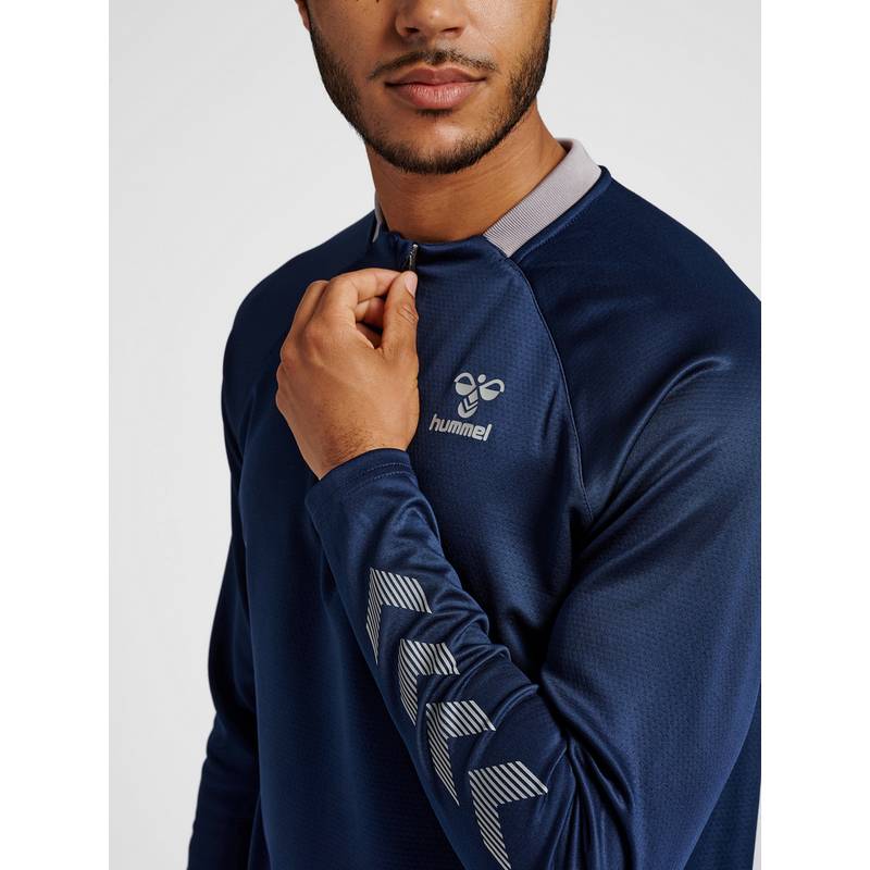 hummel hmlGG12 ACTION HALF ZIP SWEAT T-Shirt Herren