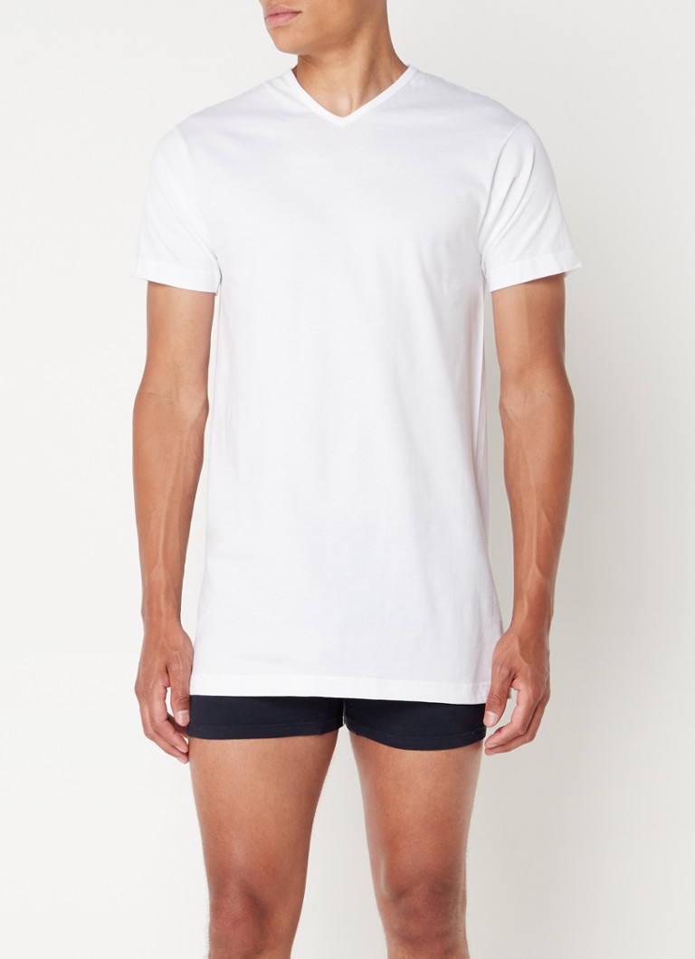 Alan Red Vermont Classic Fit 2-pak bardzo długich koszulek T-shirt