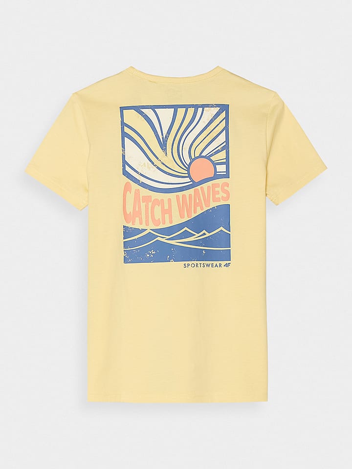 4F Shirt in Gelb günstig kaufen