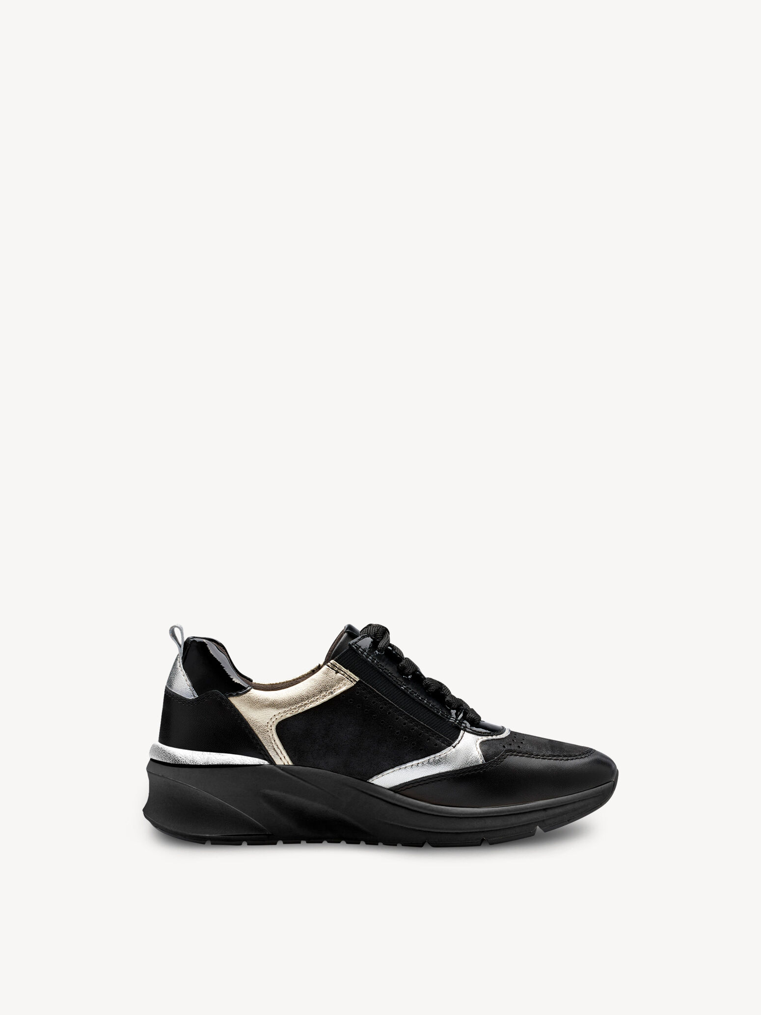 Basket en cuir - noir